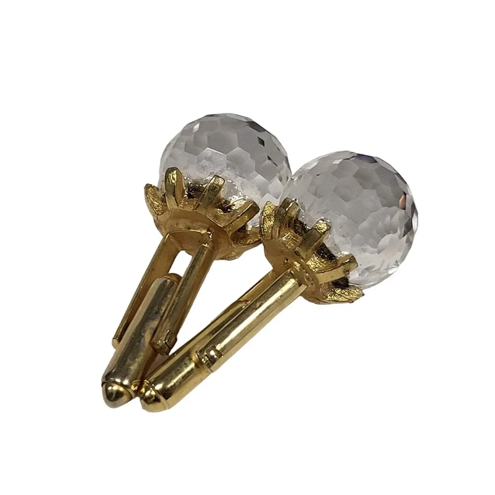 Vintage‎ Genuine Austrian Crystal DANTE CuffLinks WOW